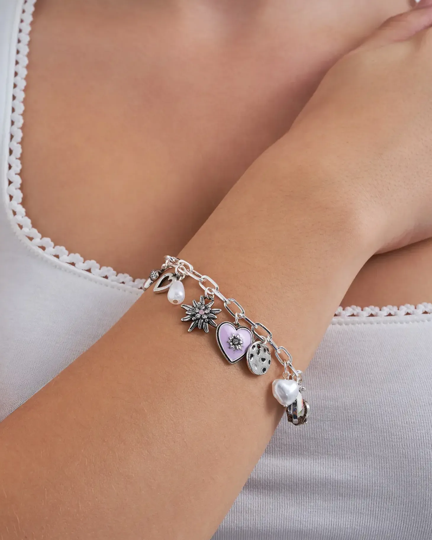 Armband - Edelweiß Pendants