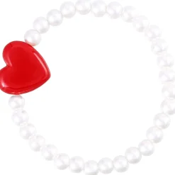 Armband - Heart Pearl