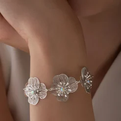 Armband - Silver Petal
