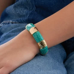 Armband - Turquoise Marble
