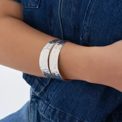 Armreif - Hammered Double