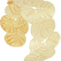 Armreif - Hammered Leaves