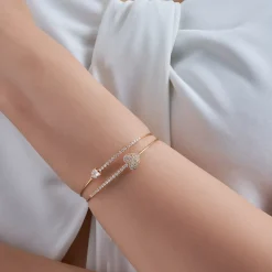 Armreif - Heart Rows