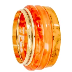 Armreif-Set - Golden Amber