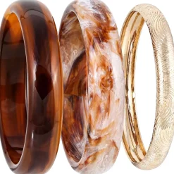 Armreif-Set - Natural Brown