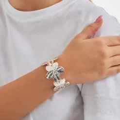 Armreif - Silver Blossom