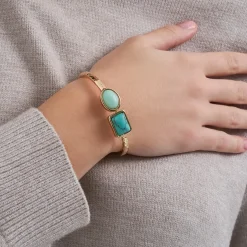 Armreif - Square Amazonite