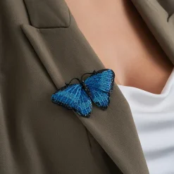Brosche - Blue Wings