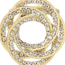 Brosche - Golden Circles