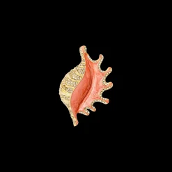 Brosche - Orange Shell