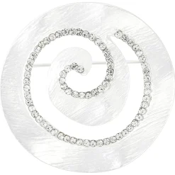 Brosche - Silver Whirl