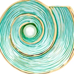 Brosche - Turquoise Shell