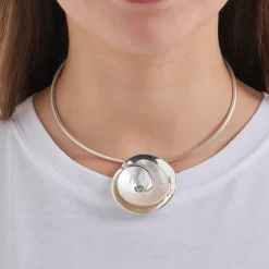 Choker - Silver Flower