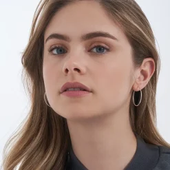 Creolen - Elegant Silver