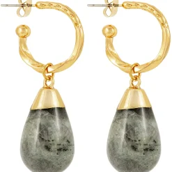Creolen - Green Labradorite