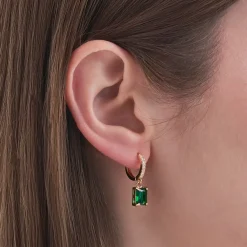 Creolen - Green Rectangle