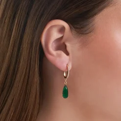 Creolen - Green Sparkle