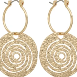 Creolen - Hammered Ornament