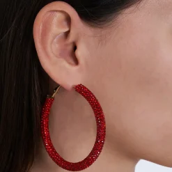 Creolen - Red Sparkle