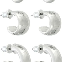 Creolen-Set - Classic Silver