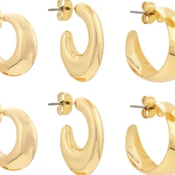 Creolen-Set - Golden Basics