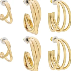 Creolen-Set - Golden Twist
