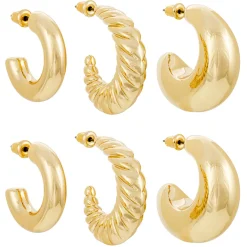 Creolen-Set - Light Gold