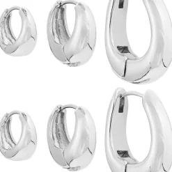 Creolen-Set - Silver Shine