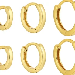 Creolen-Set - Slim Gold