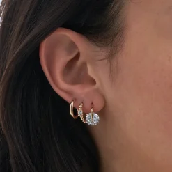 Creolen-Set - Zirkonia Bling