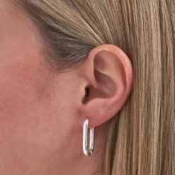 Creolen - Silver Oval