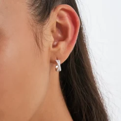 Creolen - Zirkonia Twist