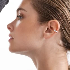 Earcuff - Cute Silver