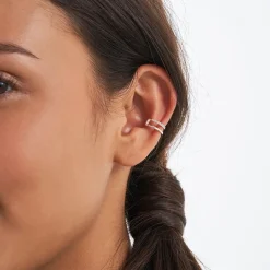 Earcuff-Set - Silver Trio