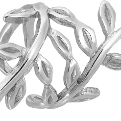 Earcuff - Silver Leaf