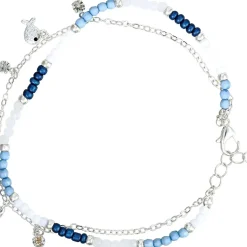 Fußkettchen - Blue Beads