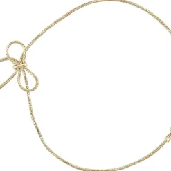 Fußkettchen - Golden Bow