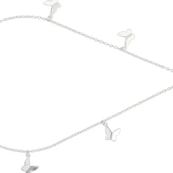 Fußkettchen - Silver Butterfly