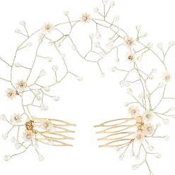 Haarkamm - Soft Flowers