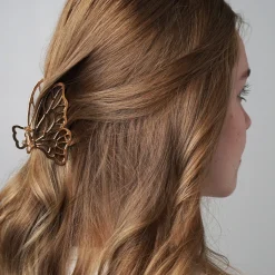 Haarklammer - Golden Butterfly