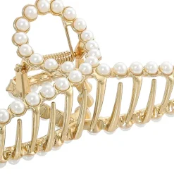 Haarklammer - Golden Pearl