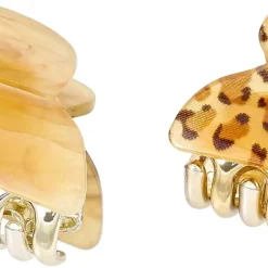 Haarklammer-Set - Golden Leo