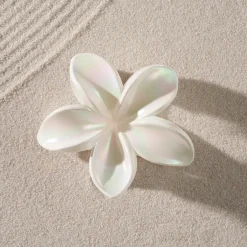 Haarklammer - White Aloha