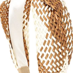 Haarreif - Brown Raffia