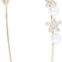 Haarreif - Zirconia Flowers