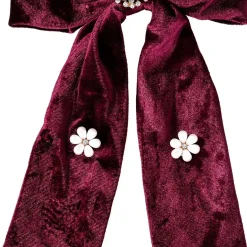 Haarspange - Burgundy Bow