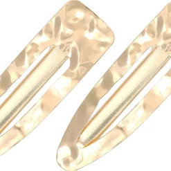 Haarspangen-Set - Hammered Gold
