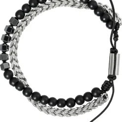 Herren Armband - Black Haematite