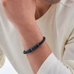Herren Armband - Blue Details