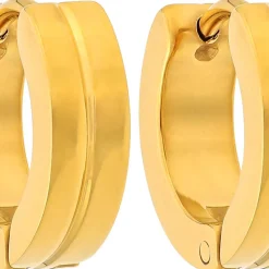 Herren Creolen - Golden Mini